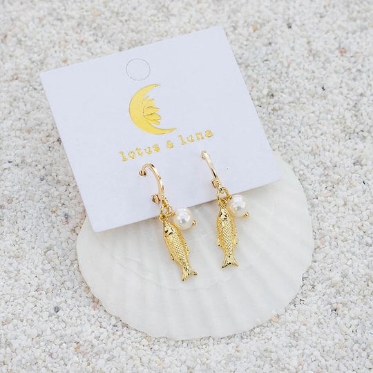 Lotus and Luna Earrings Collection