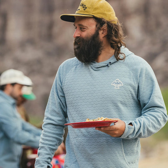 Howler Bros Palo Duro Grid Fleece Hoodie