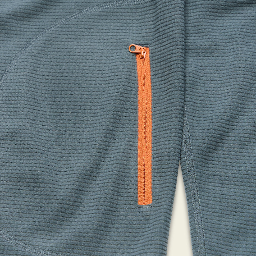 Palo Duro Fleece Hoodie Stormy Sea detail