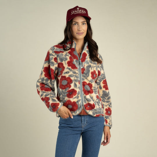 Sedona Fleece in Desert Floral- Rosado