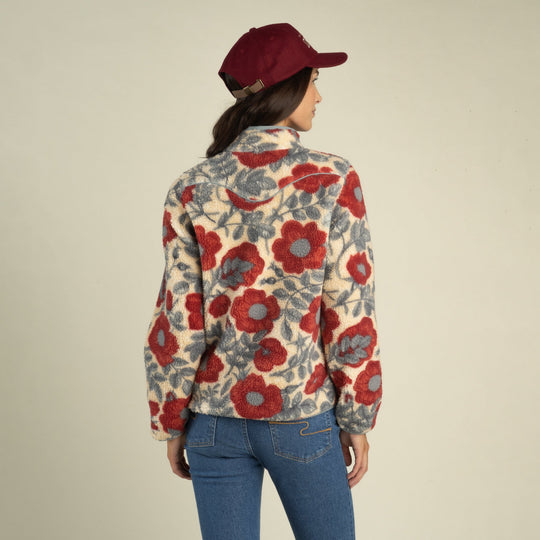 Sedona Fleece in Desert Floral- Rosado