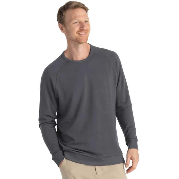 Men's Bamboo Lightweight Fleece Crew