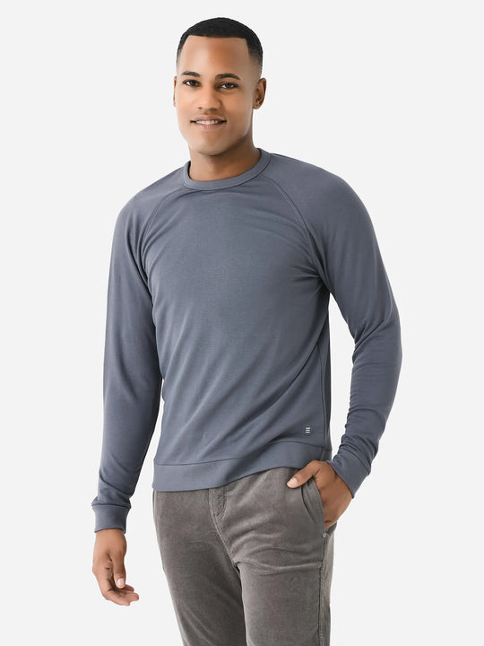 Men's Bamboo Lightweight Fleece Crew