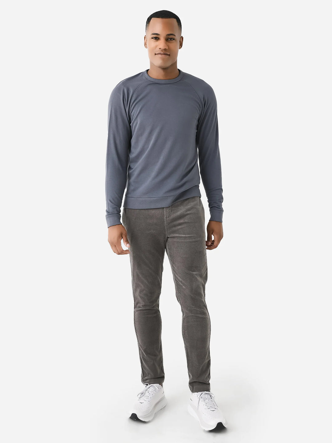 Men's Bamboo Lightweight Fleece Crew