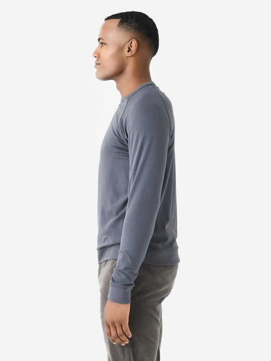 Men's Bamboo Lightweight Fleece Crew