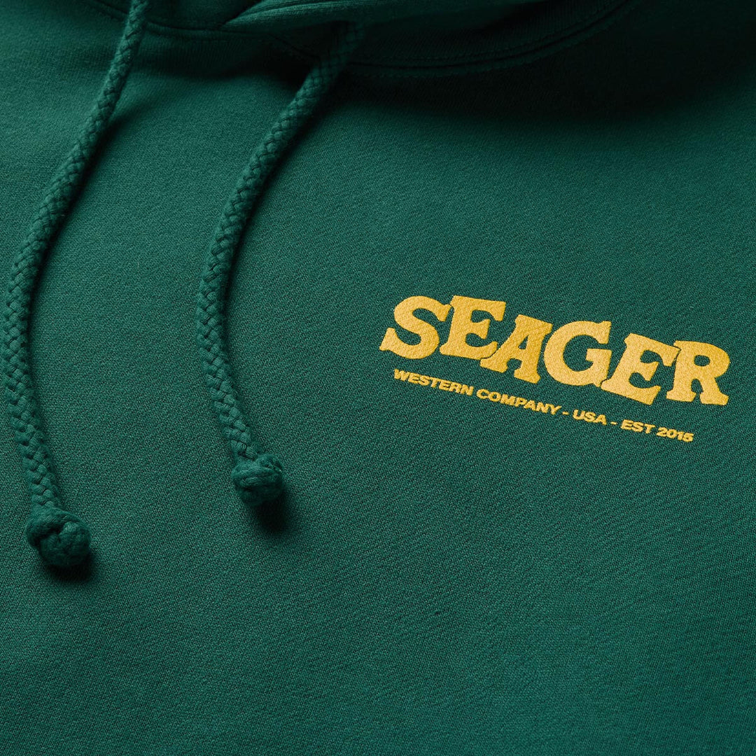 Horse Fried Hoodie Forest Green detail 2