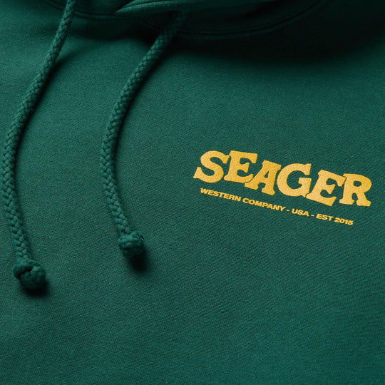 Horse Fried Hoodie Forest Green detail 2