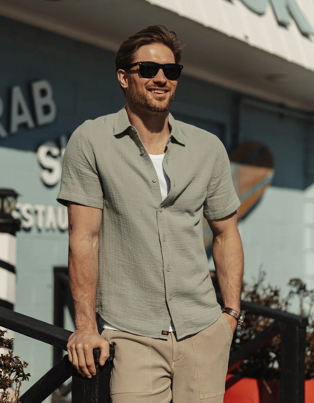 Kalo Short Sleeve Button Up