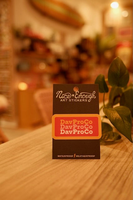 DavProCo Custom Stickers