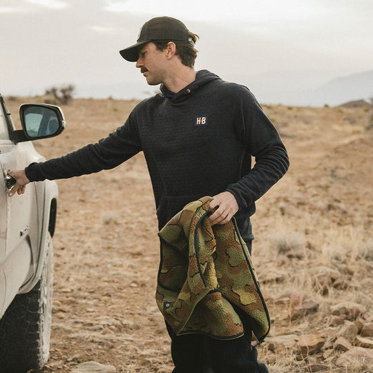 Howler Bros Palo Duro Grid Fleece Hoodie