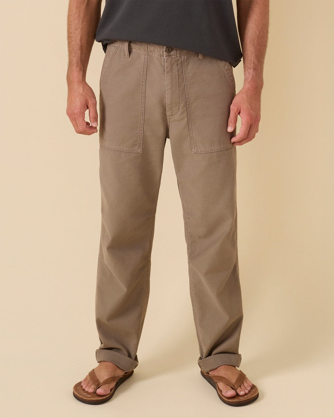 Outerknown The Field Pant in Kelp Bloom, view 3
