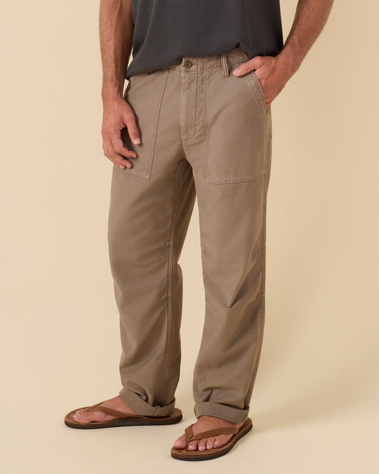 Outerknown The Field Pant in Kelp Bloom, view 4