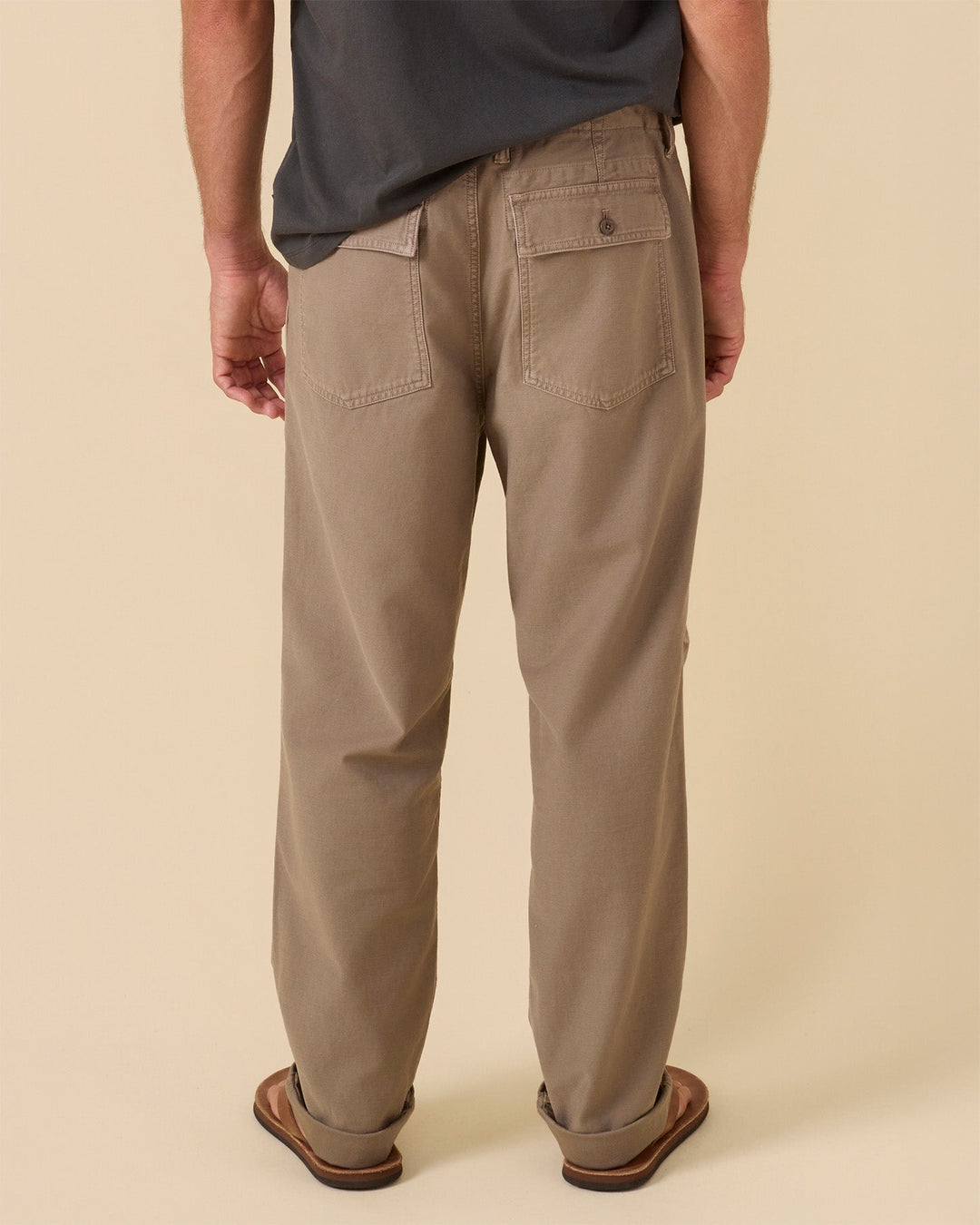 Outerknown The Field Pant in Kelp Bloom, view 5