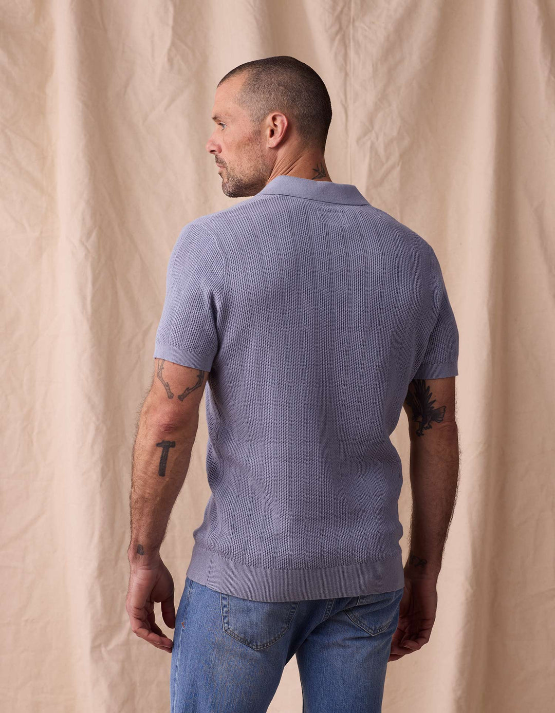 Robles Textured Knit Polo