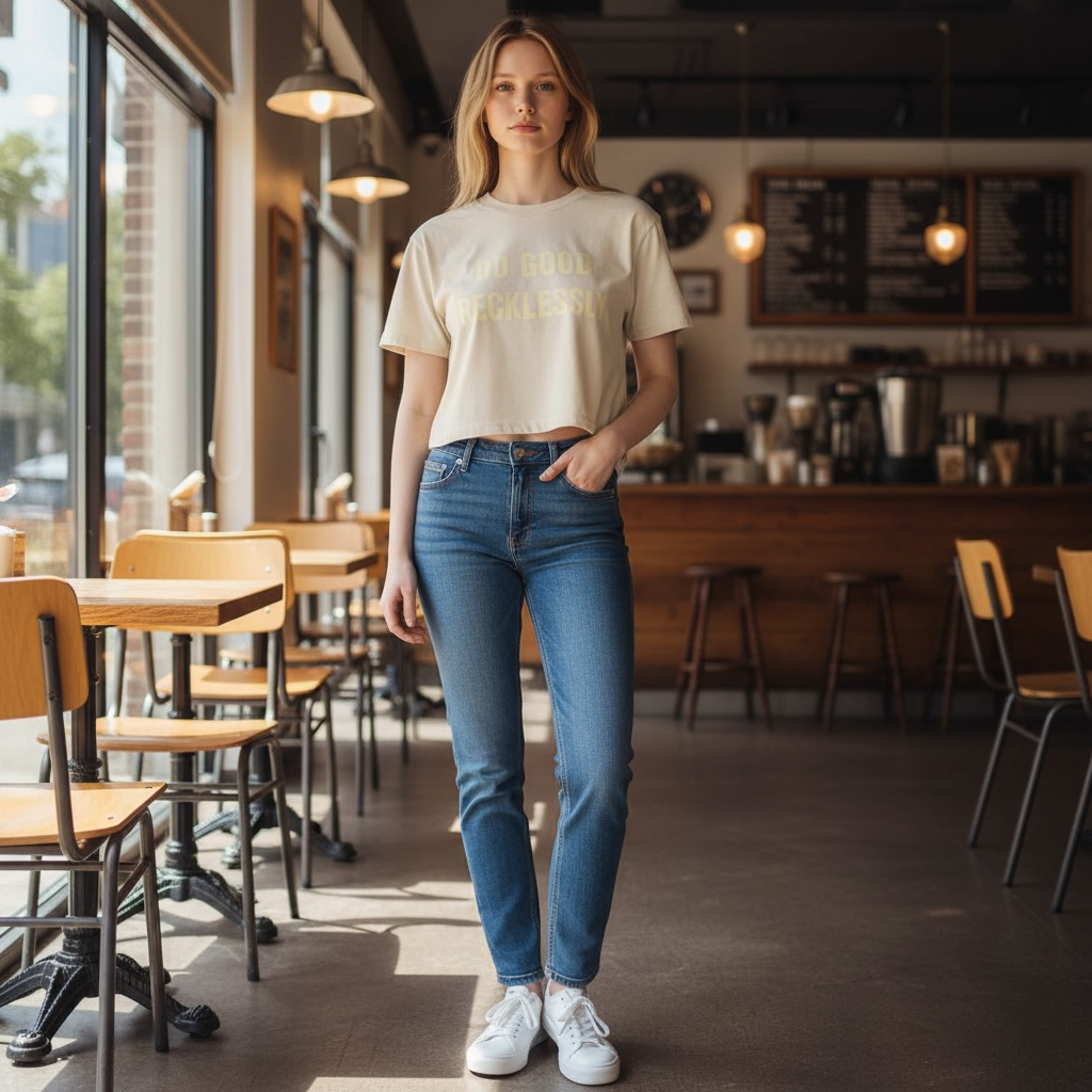 Do Good - Heavy Faded Crop