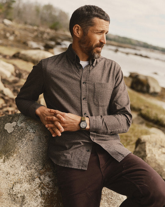 Taylor Stitch The Jack in Timber Houndstooth, view 2