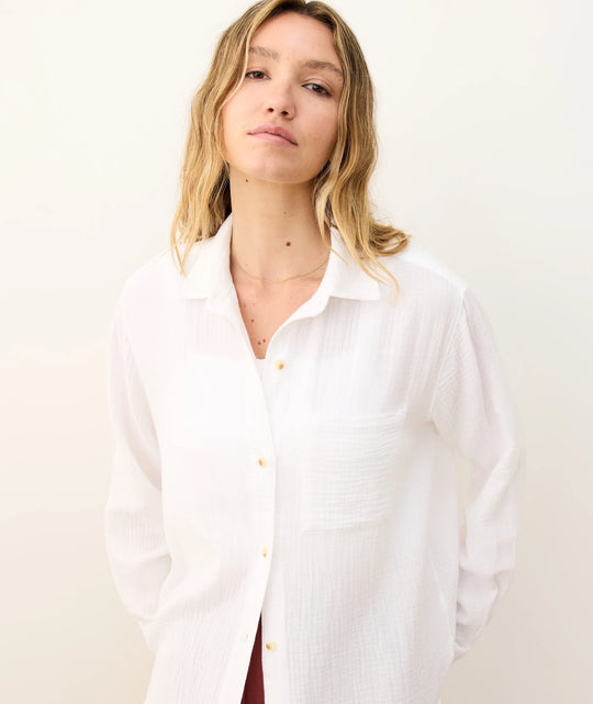 Jane Relaxed Double Cloth Shirt