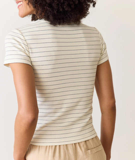 Lexi Rib Sun-In Crew Tee