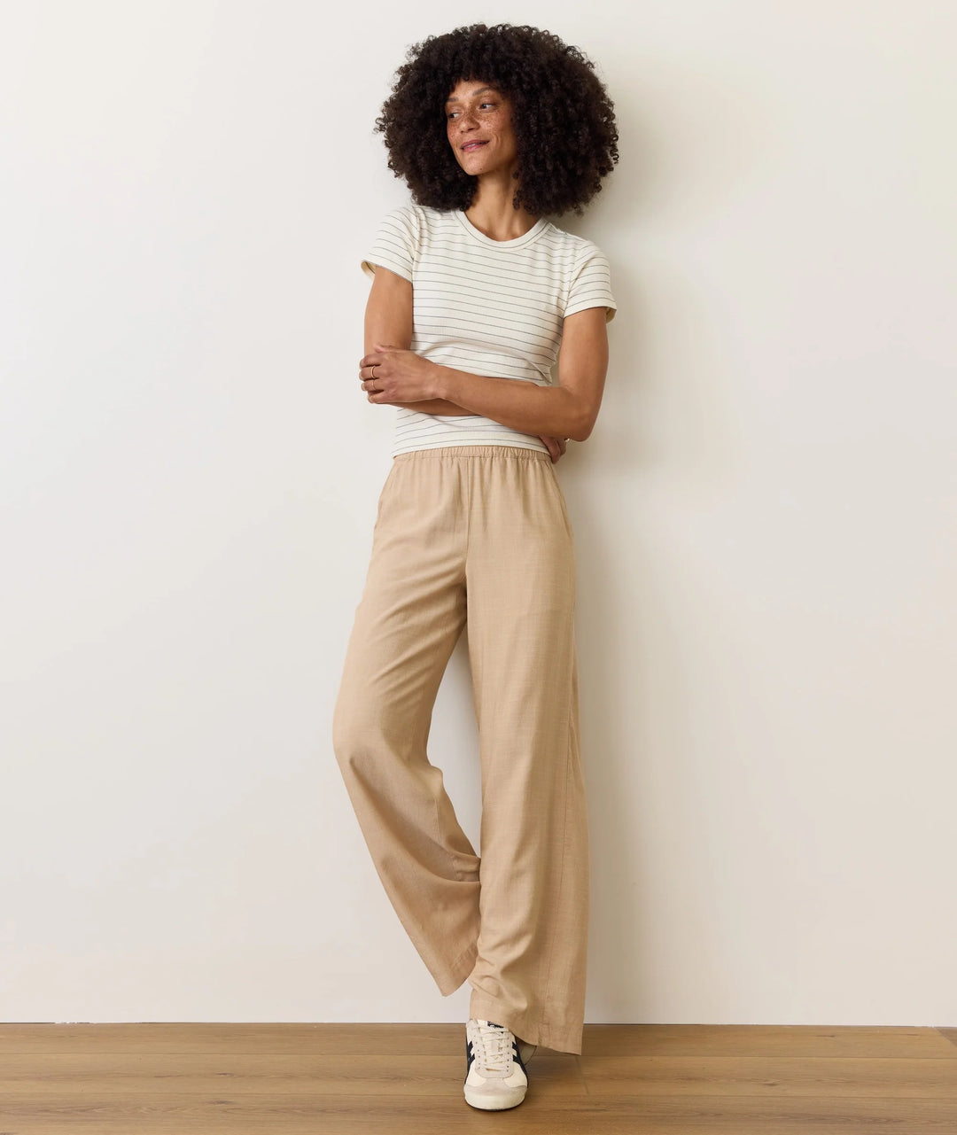 Lexi Rib Sun-In Crew Tee
