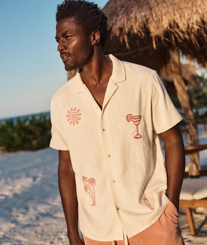 Embroidered Resort Shirt