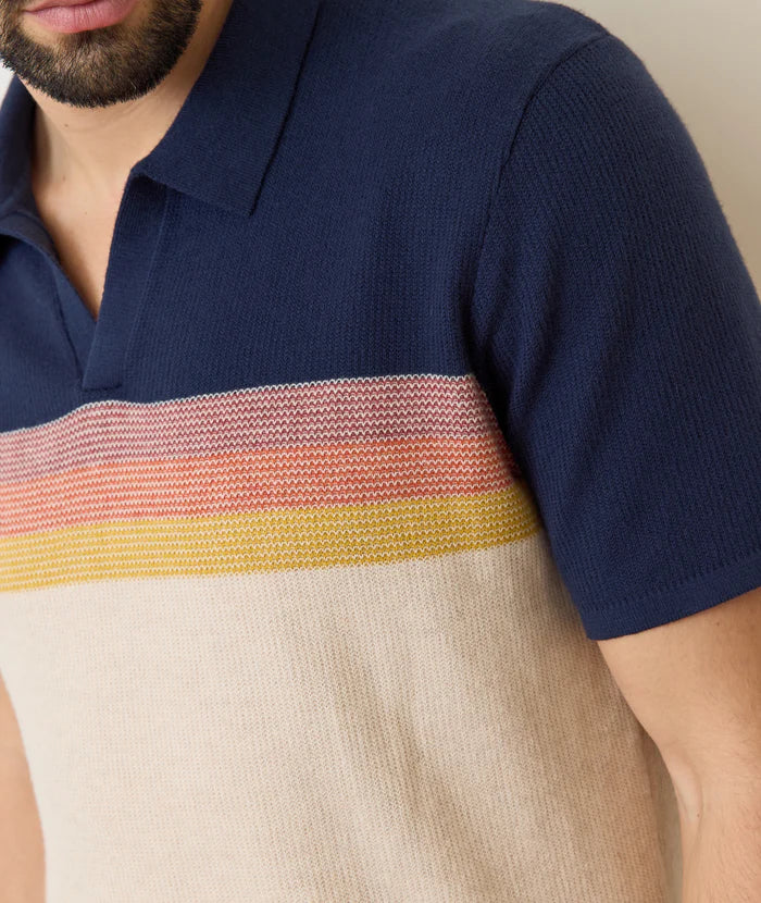Liam Sweater Polo - Striped