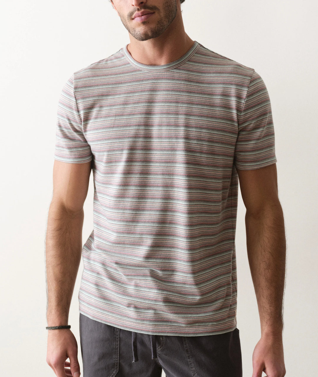 Signature Jacquard Crew Tee