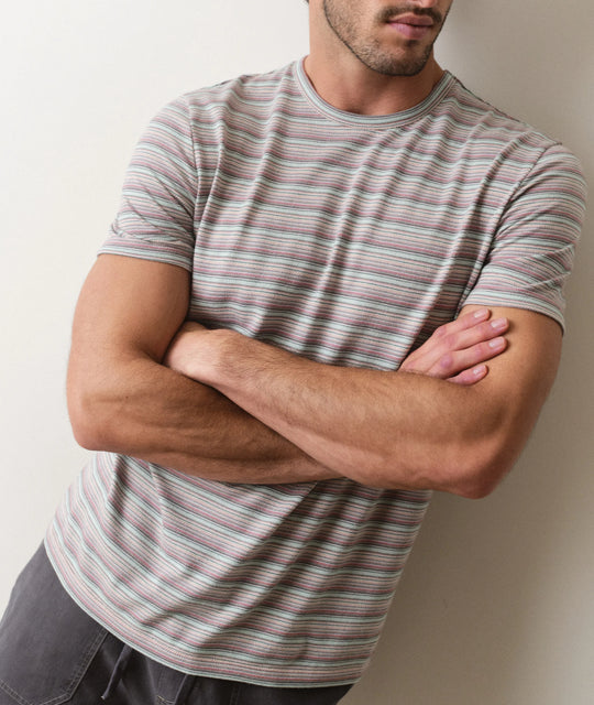 Signature Jacquard Crew Tee