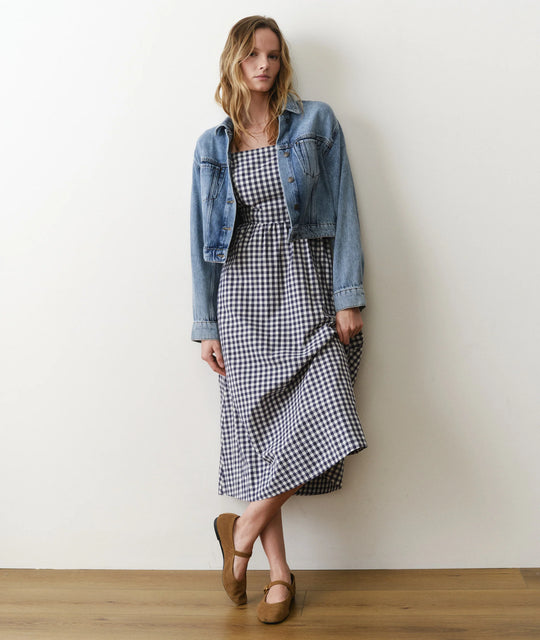 Ash Cropped Denim Jacket