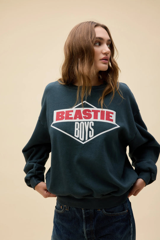 Beastie Boys Logo 84-86 Oversized Crew Sweatshirt
