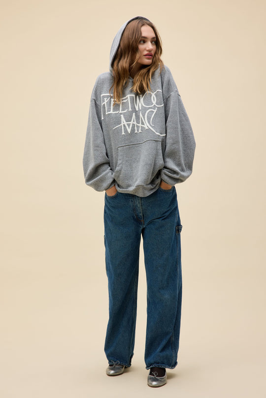 Fleetwood Mac Logo Oversized Hoodie