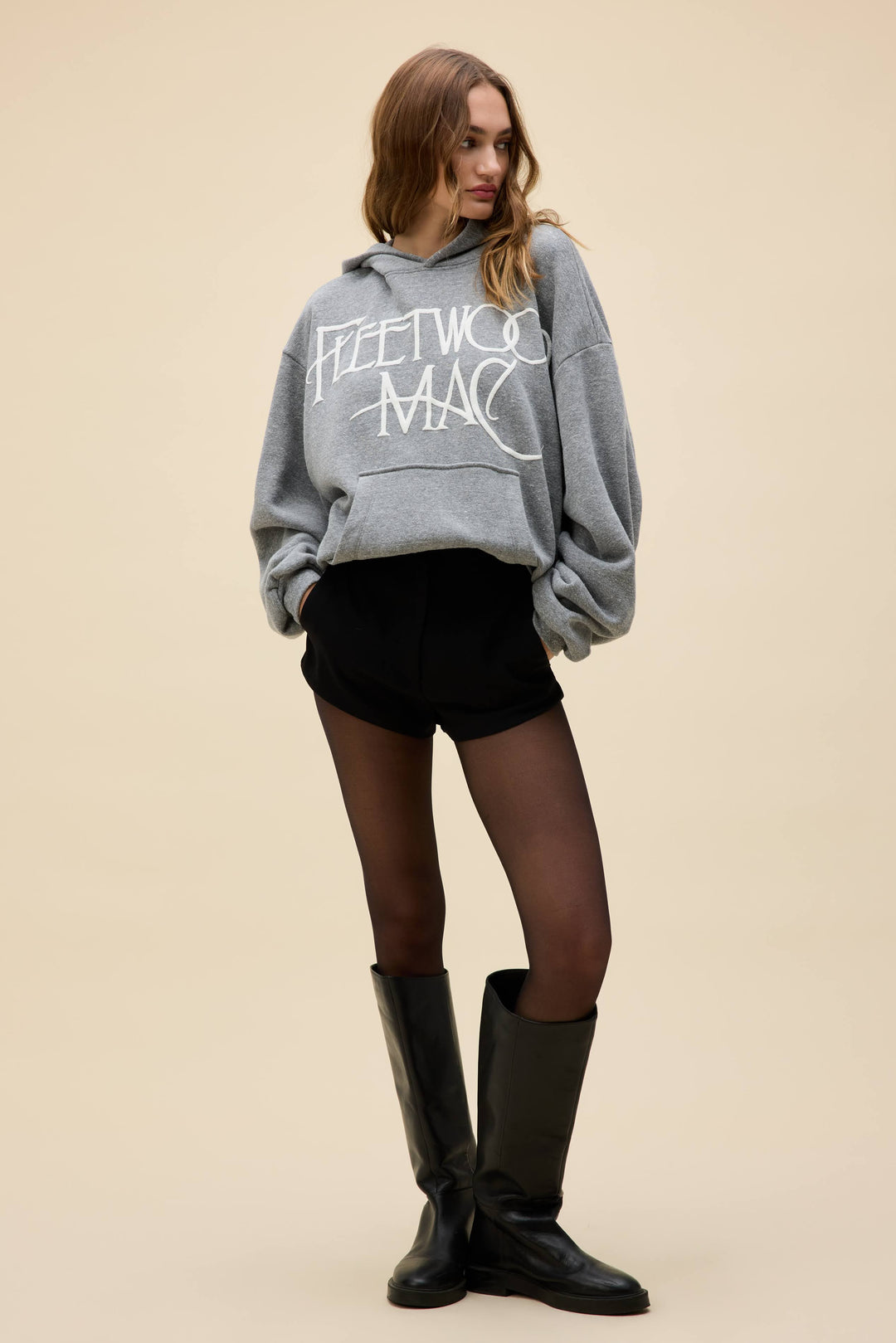 Fleetwood Mac Logo Oversized Hoodie