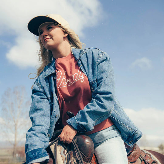 Howdy Drop Shoulder Sweatshirt