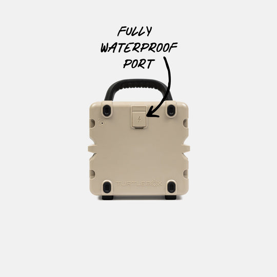 Turtlebox Cub in Tan, back