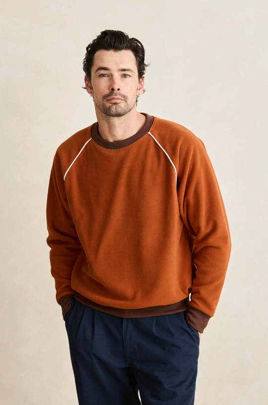 Pipe Polar Fleece Crewneck