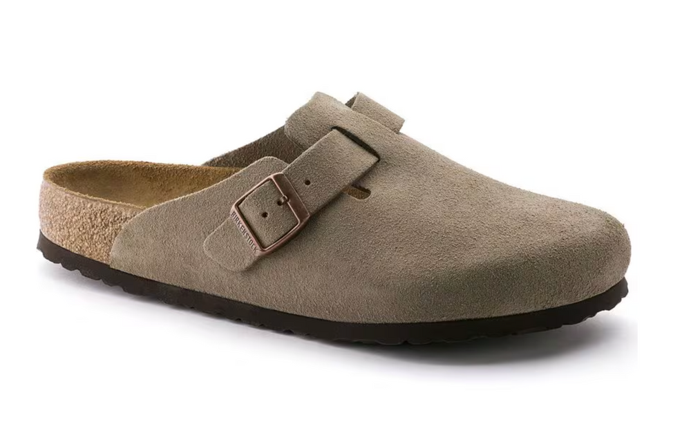 Women's Boston - Suede Leather Soft Footbed