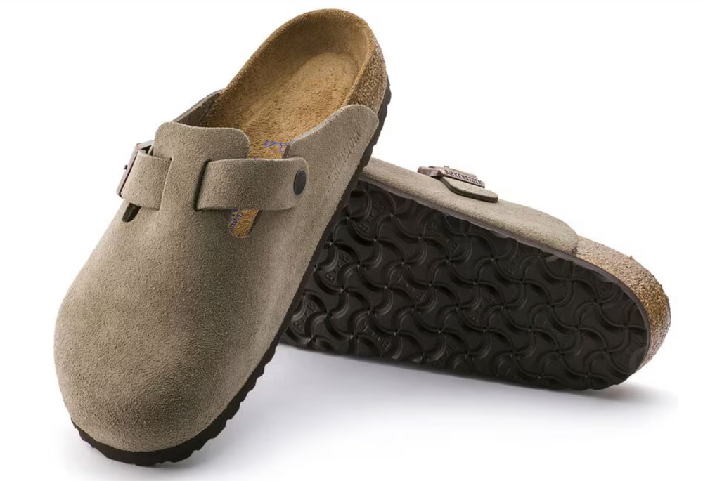 Women's Boston - Suede Leather Soft Footbed