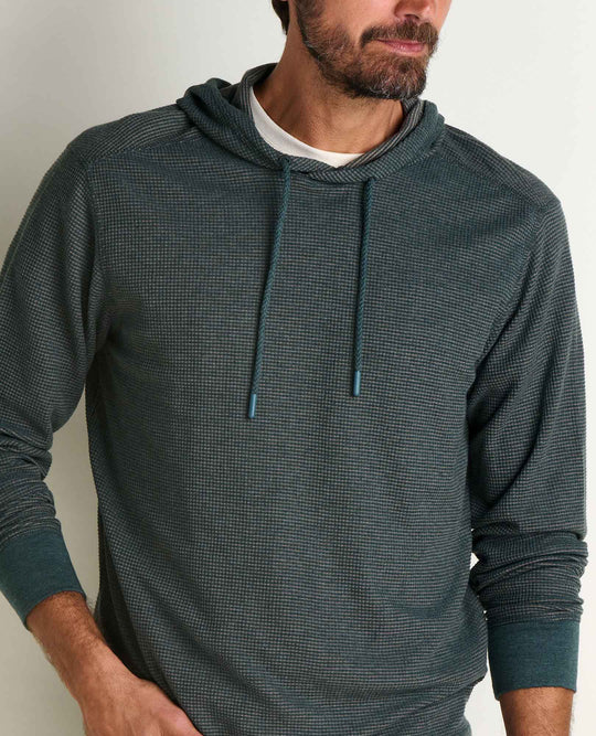 Framer LS Hoodie in Serrano Pattern detail - Toad &amp; Co - Davidson Provision Co.