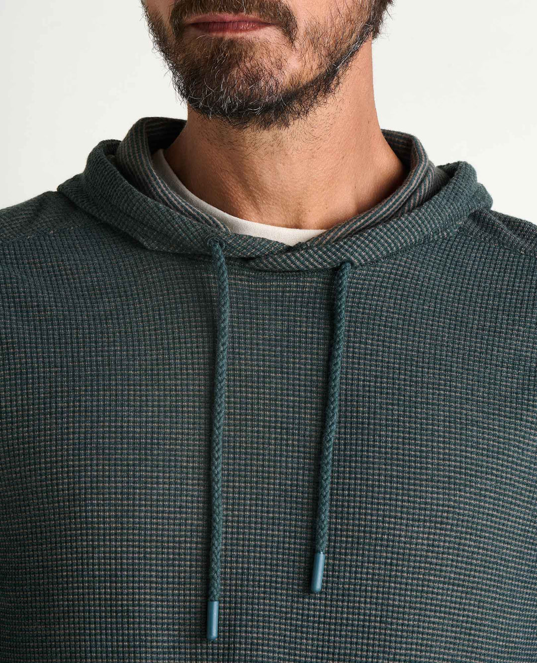 Framer LS Hoodie in Serrano Pattern on model - Toad &amp; Co - Davidson Provision Co.