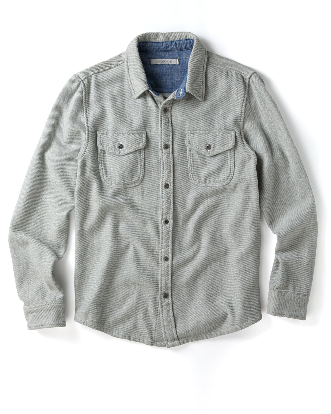 Outerknown Blanket Shirt in Heather Grey, view 1
