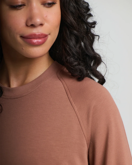 Women's Bamboo Lightweight Fleece Crew