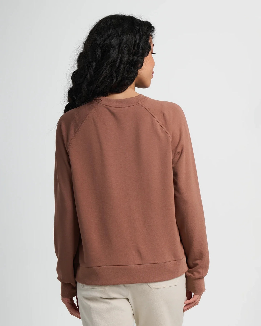 Women's Bamboo Lightweight Fleece Crew