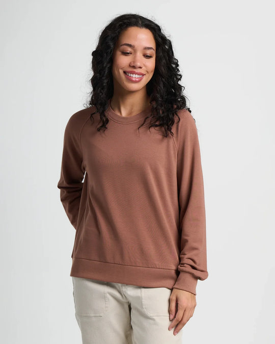 Women's Bamboo Lightweight Fleece Crew