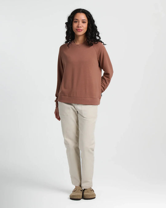 Women's Bamboo Lightweight Fleece Crew