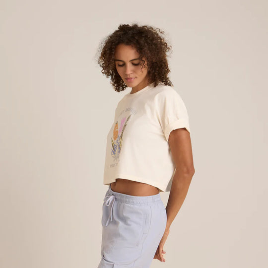 Nature Cropped Boxy Premium Tee