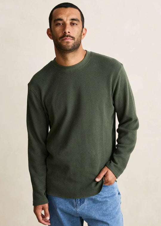 Classic Waffle Knit Long Sleeve