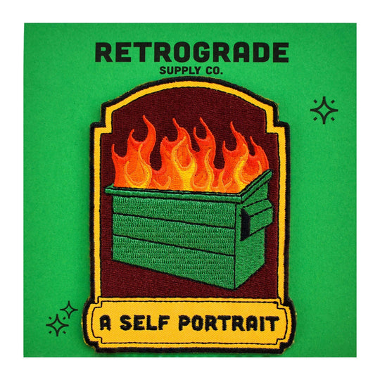 A Self Portrait (Iron-On Patch) - Davidson Provision Co.