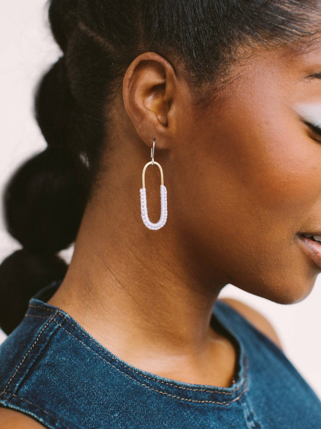 Macramé Link Earrings