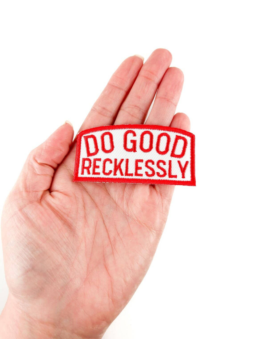 Field Trip Threads - Do Good Recklessly Embroidered Iron-On Patch Trucker Party