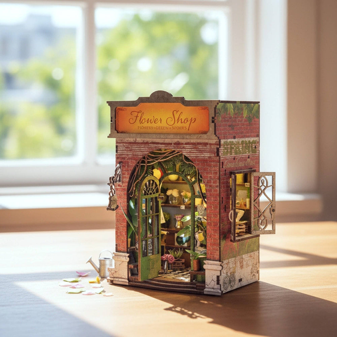 DIY Book Nook Kit: Flower Shop