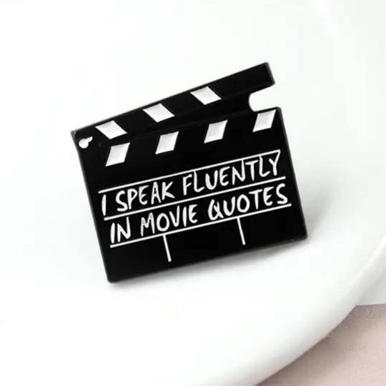 Movie Quote Lapel Pin: Perfect for Film Buffs &amp; Collectors
